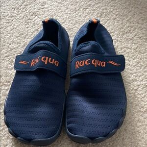 NWOT- Blue and Orange Slip-On Water Shoes